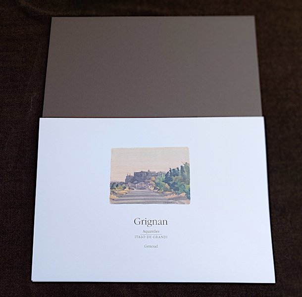 ALBUM Grignan, Aquarelles d’Italo De Grandi