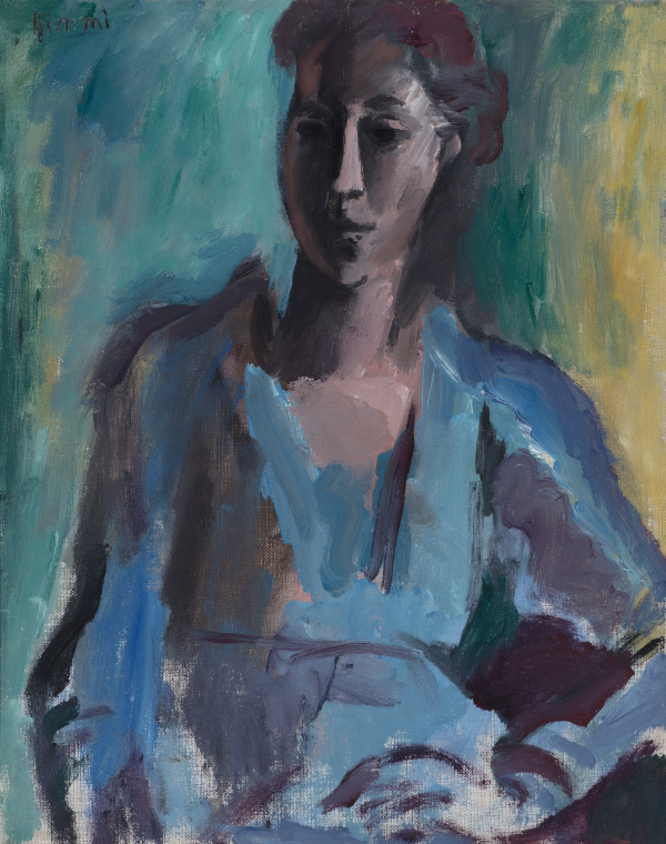 Wilhelm Gimmi : Portrait de jeune femme