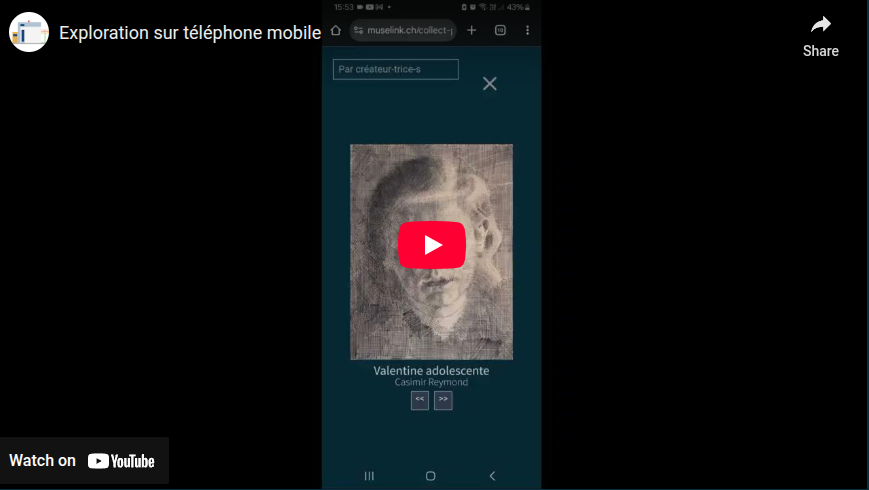 Exploration sur mobile