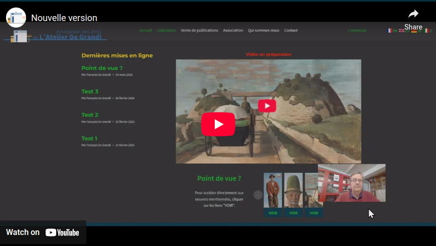 Nouvelle version du site web