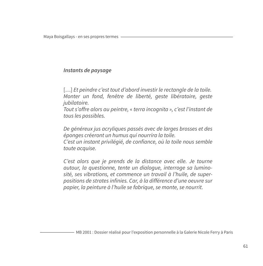 Catalogue Maya Boisgallays : page 61