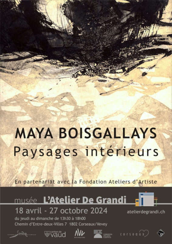 Affichette Maya Boisgallays 2024